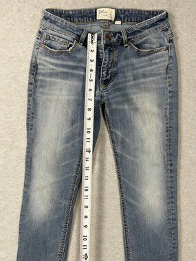 BKE Women's Size 25 Payton Ankle Distressed Denim Jeans Stretch Denim